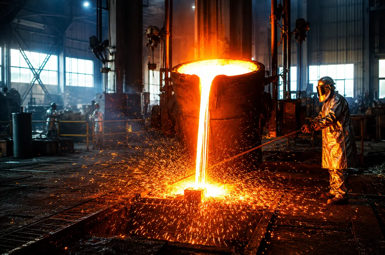 Production industrielle et métallurgie