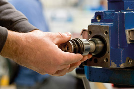 Réparation d'un composant industriel